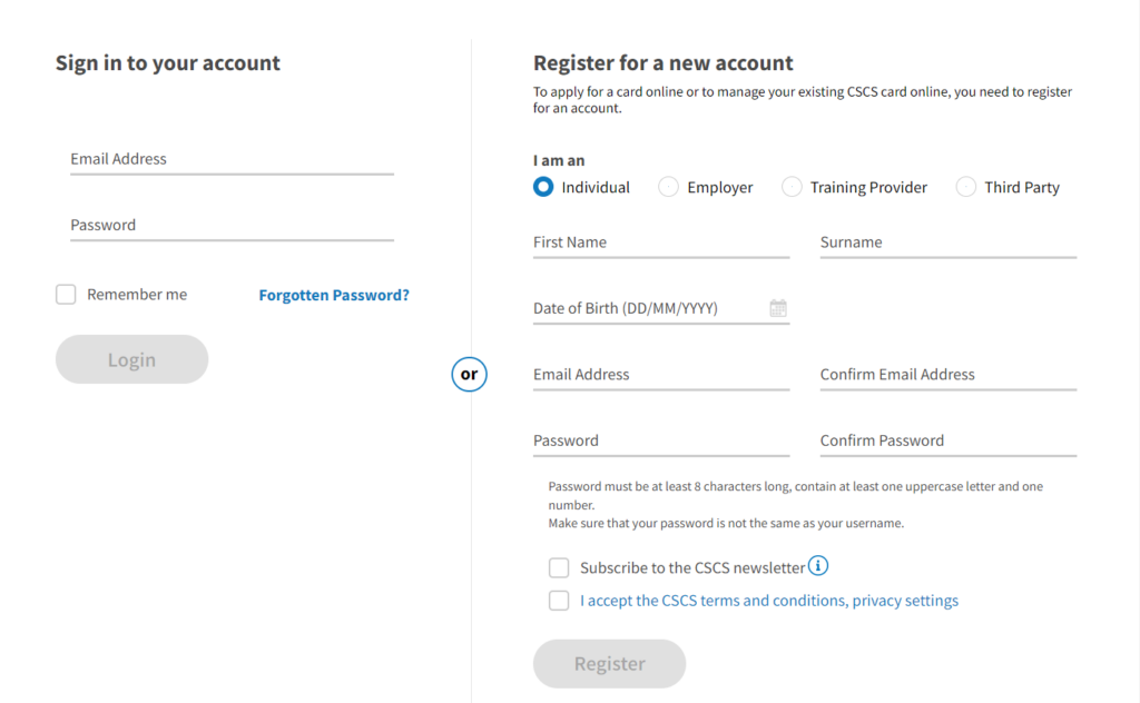 How to apply for CSCS Green Card